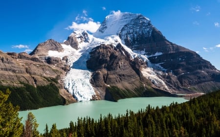 Mount Robson and Berg Lake, British Columbia - Lakes & Nature ...