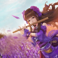Flute singer