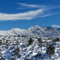 Snow On The Horizon, Arizona Highlands