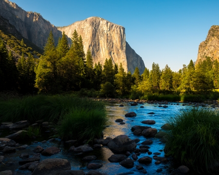 Yosemite - mountain, park, ysemite, creek