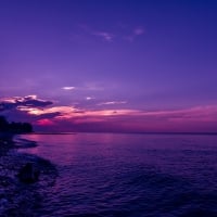 Beach Waves Sunset