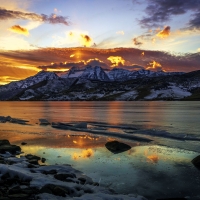 Backside of Mount Timpanogos in Utah