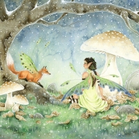 Fairy and fox