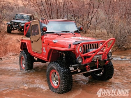 Jeep Wrangler TJ 1997 - thrill, offroad, 4x4, crawler