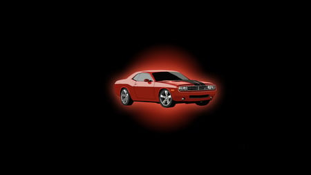 Dodge Challenger - challenger, muscle car, car, dodge, vector, dodge challenger