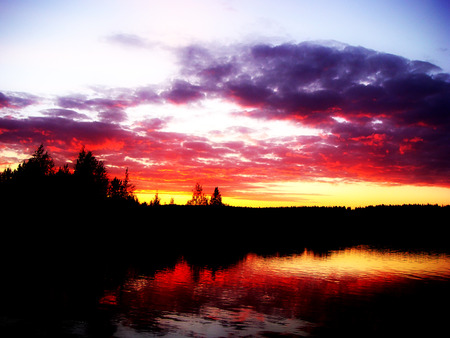 Sunset - lake, sunset