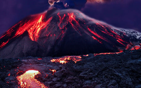 Volcano - nature, volcano