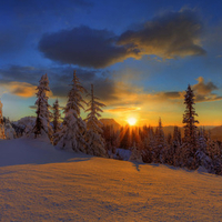 Beautiful Winter Sunset