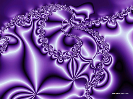 In Purple - 3d, purple, fractal