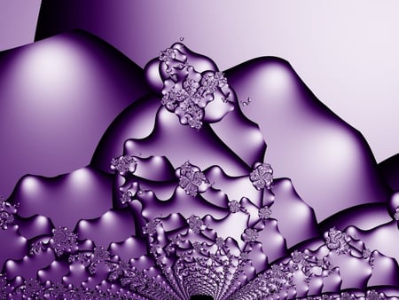 The Oilslick - oil, fractal, purple