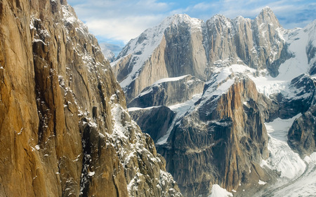 Mountain Summit - winter, nature, peak, snow, summit, peaceful, top of the mountain, mountain