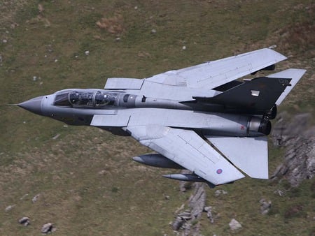 low-level Tornado. - wales, raf, low, tornado