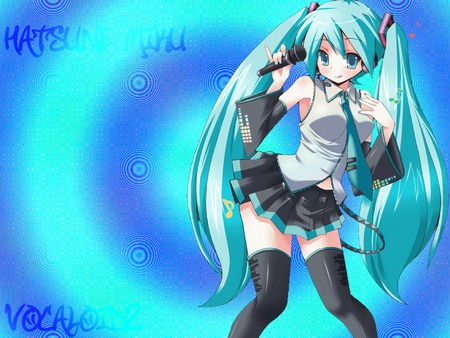 wp hm .jpg - miku, vocaloid, danceing