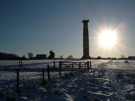 A Winters Walk - winter, sunset, snow