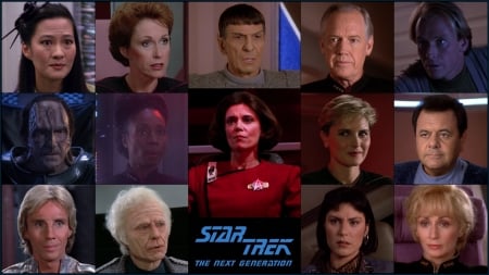 Star Trek: The Next Generation Characters - Star Trek TNG, McCoy, Spock, Star Trek, Star Trek The Next Generation Characters