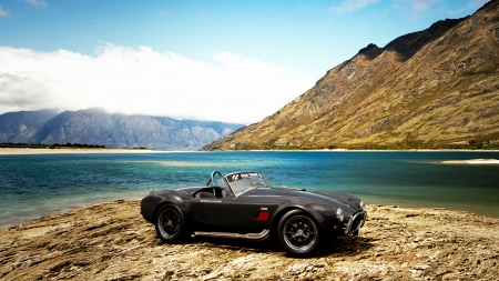 Shelby Cobra 427 - cobra, cars, lake, shelby