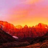 Towers of the Virgin at Zion National Park