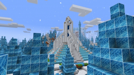 minecraft build Elsa's Frozen Ice Palace in Realmcraft Free Minecraft Clone - games, minecraft update, fun, mobile games, game design, free minecraft, play games, blockbuild, animals, action adventure, letsplay, realmcraft, minecraft tutorial, sandbox game, pixel games, minecraft mob, pixels, minecrafter, minecraft, open world game, cube world, minecraft house, 3d game, building game, video games, gameplay