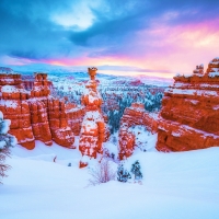 Winter Wonderland in Bryce Canyon, Utah