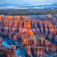 Sunrise on Bryce Canyon Nat'l. Park, Utah