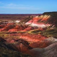 The Badlands of The Petrified Forest, Arizona