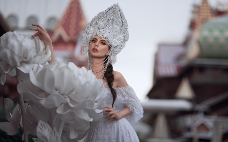 The Bride - Bride, women, white, model