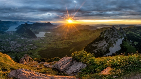 French Alps overview