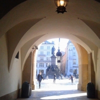 Archway in Krakow, Poland