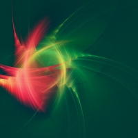 Abstract Green Light