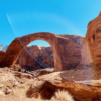 Rainbow Arch Lake Powell, Utah