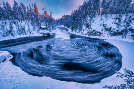 Winter - Winter, nature, lake, snow