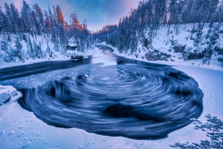 Winter - snow, Winter, lake, nature