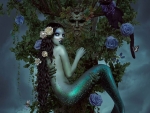 Mermaid and spirit tree