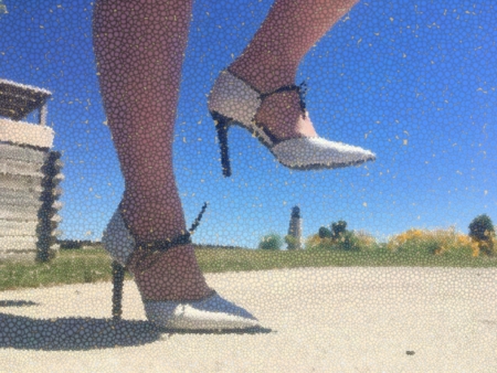 The Lighthouse - Kali Alaura, lighthouse, perspective, moasic, giantess