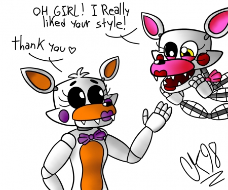 Cute lolbit fnaf, facebook, google, HD wallpaper