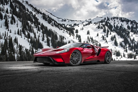 2017 Ford GT - ford, supercar, gt, mountain