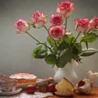 Roses and Easter Breakfast