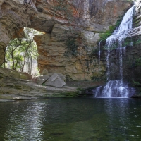 Hidden Waterfall in Spain