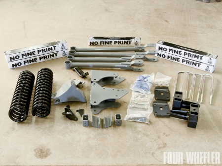 BDS Four Link Suspension - kit, parts, suspension, components