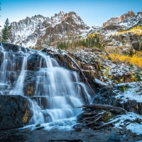 Waterfall in California