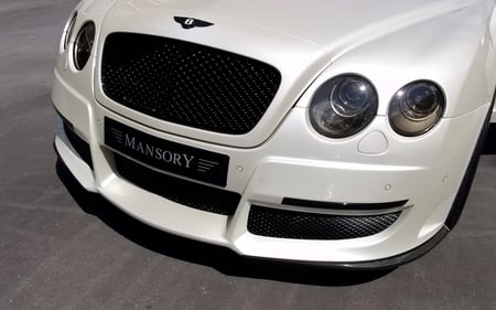 White Bentley - white, bentley