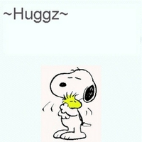 snoopy woodstock hug peanuts