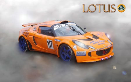 Lotus - lotus, orange, cool, hot