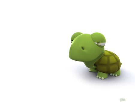 3d Turtle - turtle, 3d, reptile, green