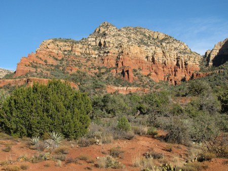 Sedona Mountain  - arizona, red rocks, sedona, mountain