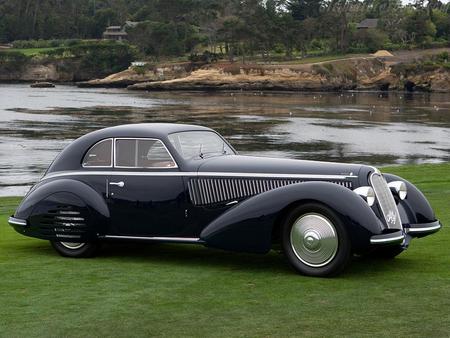 Alfa Romeo 8C 2900 B Corto Touring Berlinetta - old car, alfa romeo, berlinetta