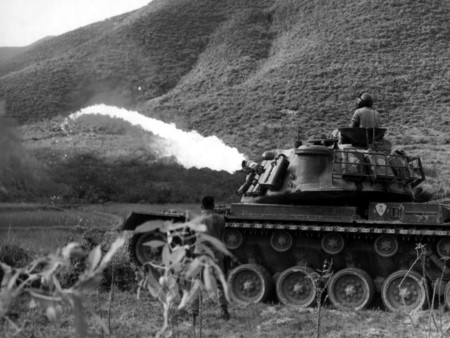 M48 Tank with Flame Thrower