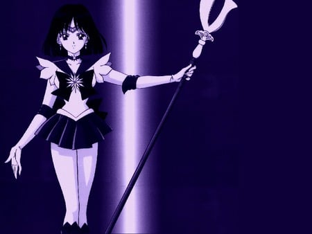 Hot Anime - anime, purple, scepter