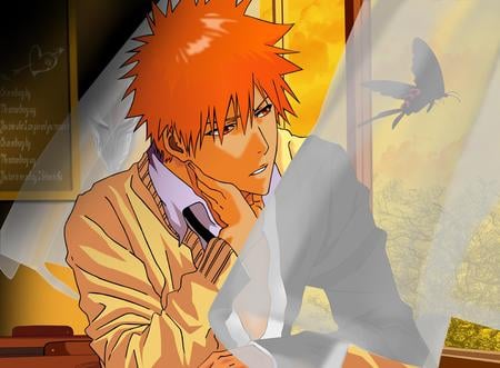 On an ordinary day, the extraordinary way - ichigo, bleach, kurosaki