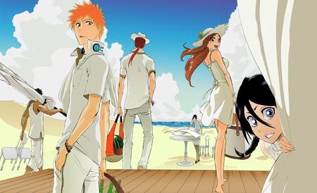 Lets go to the beach - characters, bleach